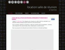 Tablet Screenshot of location-salle-reunion-vannes.com